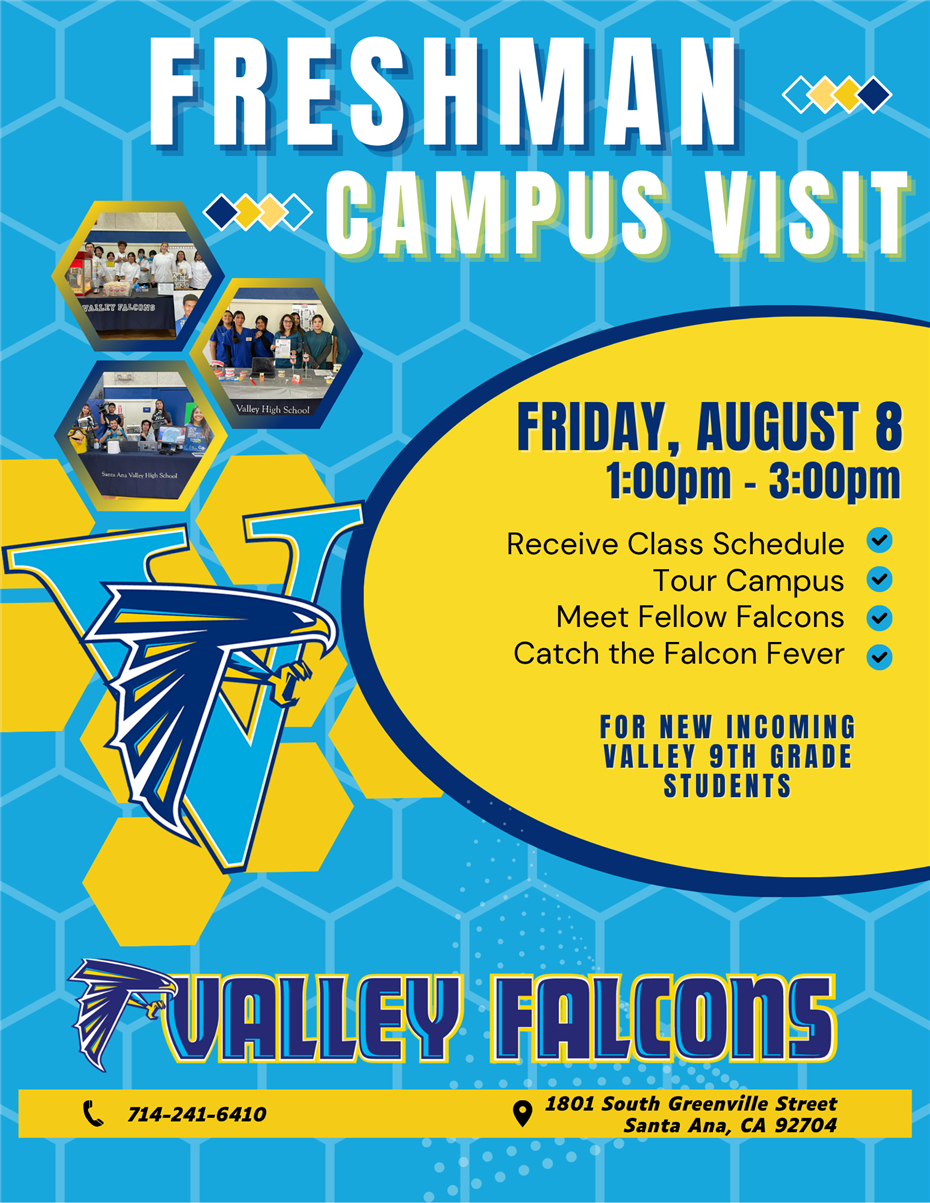 Freshman Campus Visit: August 8, 2025